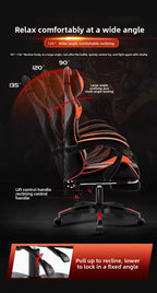 Computer Chair Comfortable Gaming Chair Long Hours Sitting Reclining Headrest and Lumbar Support for Home Office Furniture
