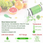 Multi-function Blood Ketone Meter Kit with Ketone Test Strips, Ketone Monitoring for Keto Diet, Ketosis, Fast & Accurate Results