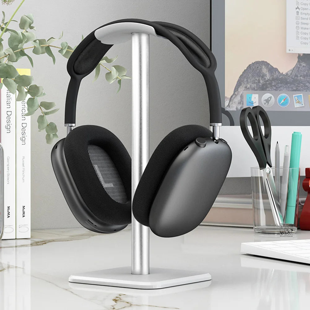 Aluminium Alloy Headphone Stand Holder Rack Space Saving Desktop Organizer Display Earphone Mount Hanger Headset Support Stand