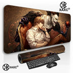 Anime D-Death Note Mouse Pad Large Keyboard Light Yagami Mouse Desk Pad XXL Non-Slip Rubber Gaming Pad Laptop Mouse Carpet XAXC