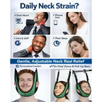 Upgraded Over The Door Neck Traction Large Weight Capacity Thickened Neck Support Breathable Design Home Neck Pain Relief Care