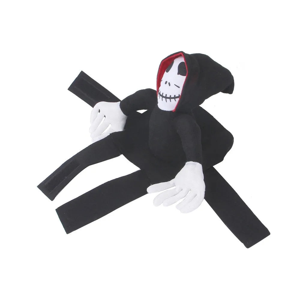 Halloween Pet Cosplay Costume Scary Doll Horseback Riding Outfit Dog Cat Spooky Pet Halloween Attire Dress Up Party Dog Vest
