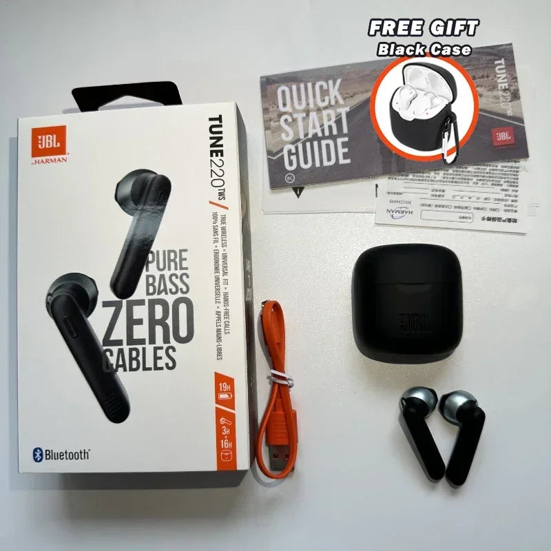 JBL Tune 220TWS True Wireless Bluetooth Earbuds with Bass Sound and Mic