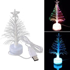 Tree Light Christmas Fiber Optic Lights Tree Fiber USB Fiber Optic Christmas Tree Mini LED Light Decorations