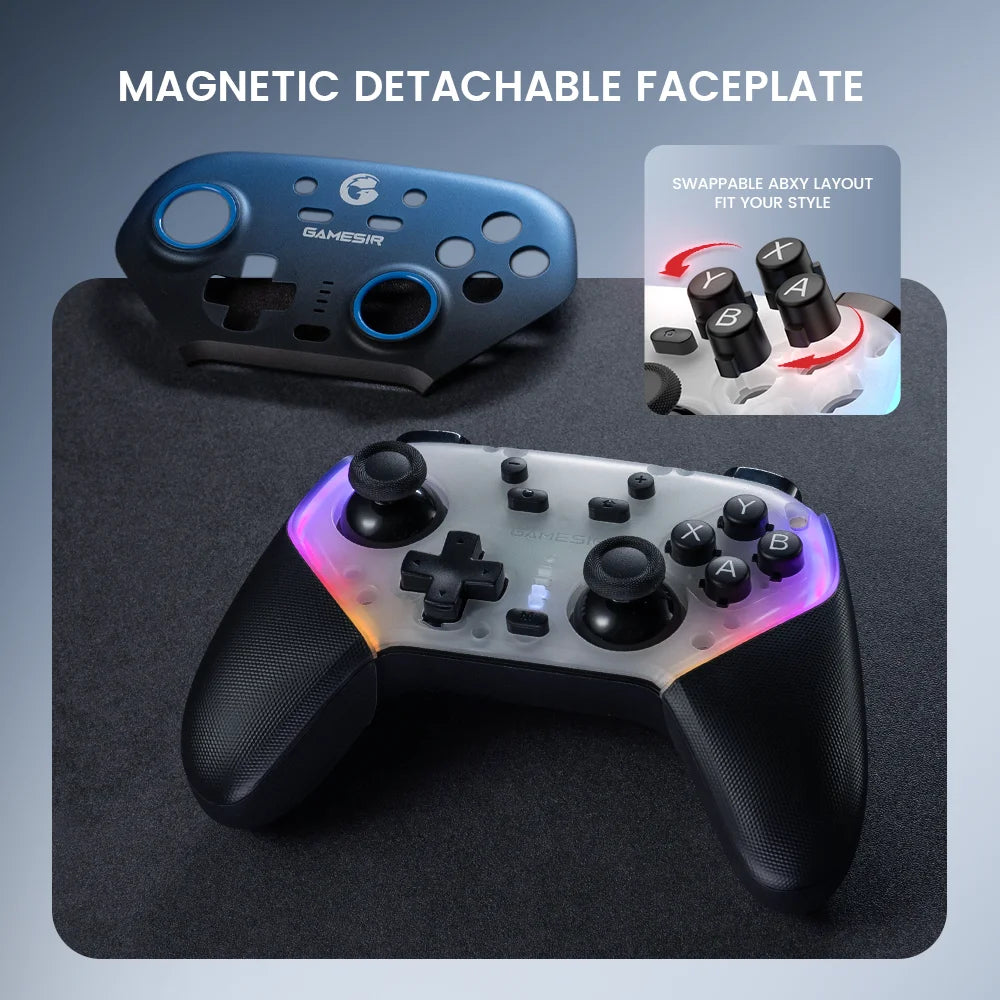 GameSir Super Nova Bluetooth Gamepad with Charging Dock Wireless Gaming Controller for Nintendo Switch 2 iPhone Android Phone PC