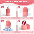 1pc silicone face ice cube mold for Beauty and Skin Care silicon face ice roller