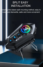 Y20 Pro Motorcycle Helmet Headset Bluetooth 500M Intercom FM Radio Hands-free Call Waterproof Mixing Music Sharing Interphone