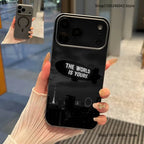 Scarfaces The World Is Yours Magnetic Wireless Charging Transparent gray Phone Case For iPhone 17,16,15,14,13,12,11,Pro,Max,Plus