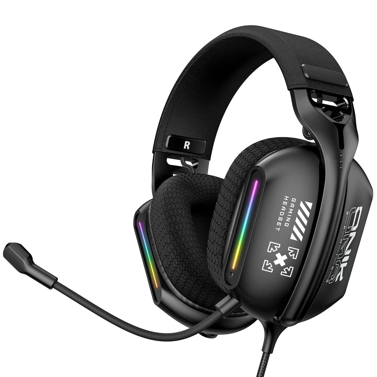 ONIKUMA X12 Noise Cancelling Headphone Wired Game Headset Music Earphones 3.5MM Suitable For Computer Laptop With Microphone
