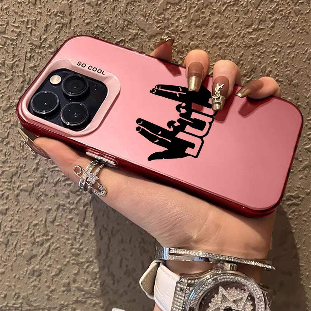 Rapper JuL C'est Pas Des Lol Hard PC IMD Case for iPhone 18 17 16 15 14 13 12 11 Pro Max X XR Shockproof Plating Matte TPU Funda
