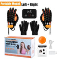 Left & Right Rehabilitation Robot Gloves Hand Massage Device for Stroke Hemiplegia Hand Function Recovery Finger Workout Trainer