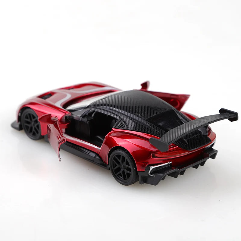 (Bagged) 1:36 Martin Alloy Racing Car, 1.36 scale simulated alloy pullback racing car, boy's toy, simulated racing car