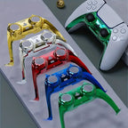 Chrome Black Glossy Chrome DIY Replacement Controller Shell for PS5 Custom Plates Cover Compatible Upgrade For PS5 Slim