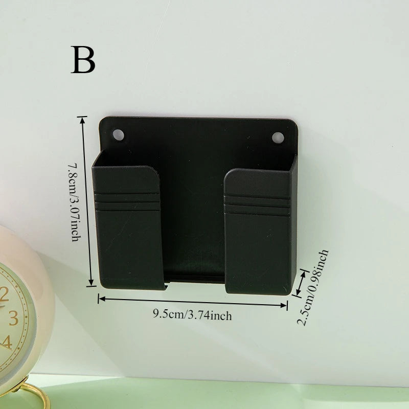 Multifunctional Wall Mounted Organizer for Remote Controls and Mobile Phones