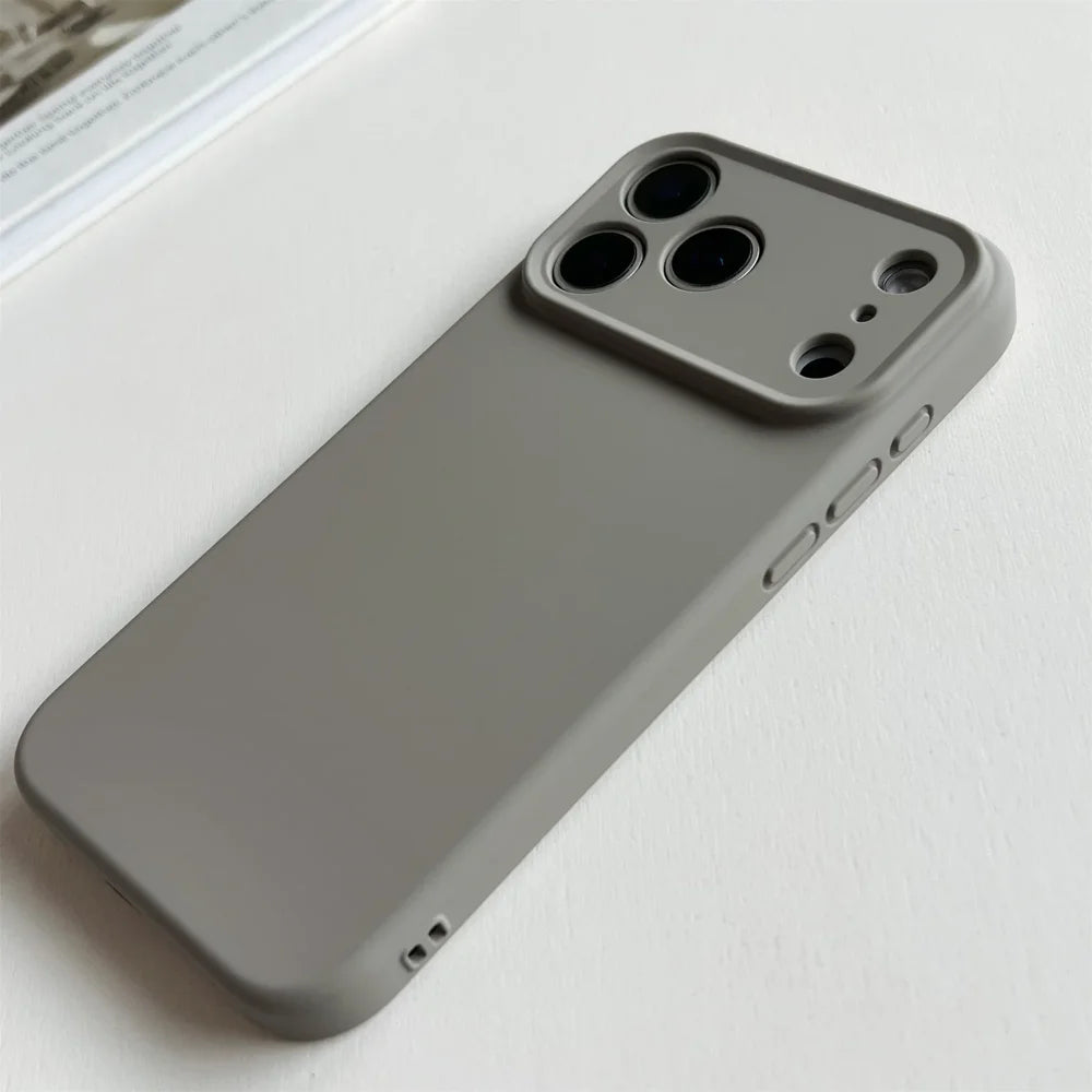 TPU Shockproof Cover For iPhone 17 16 Pro Max For iPhone 17Air 16 15 14 13 Plus Case Liquid Silicone Original TPU Magsafe Case