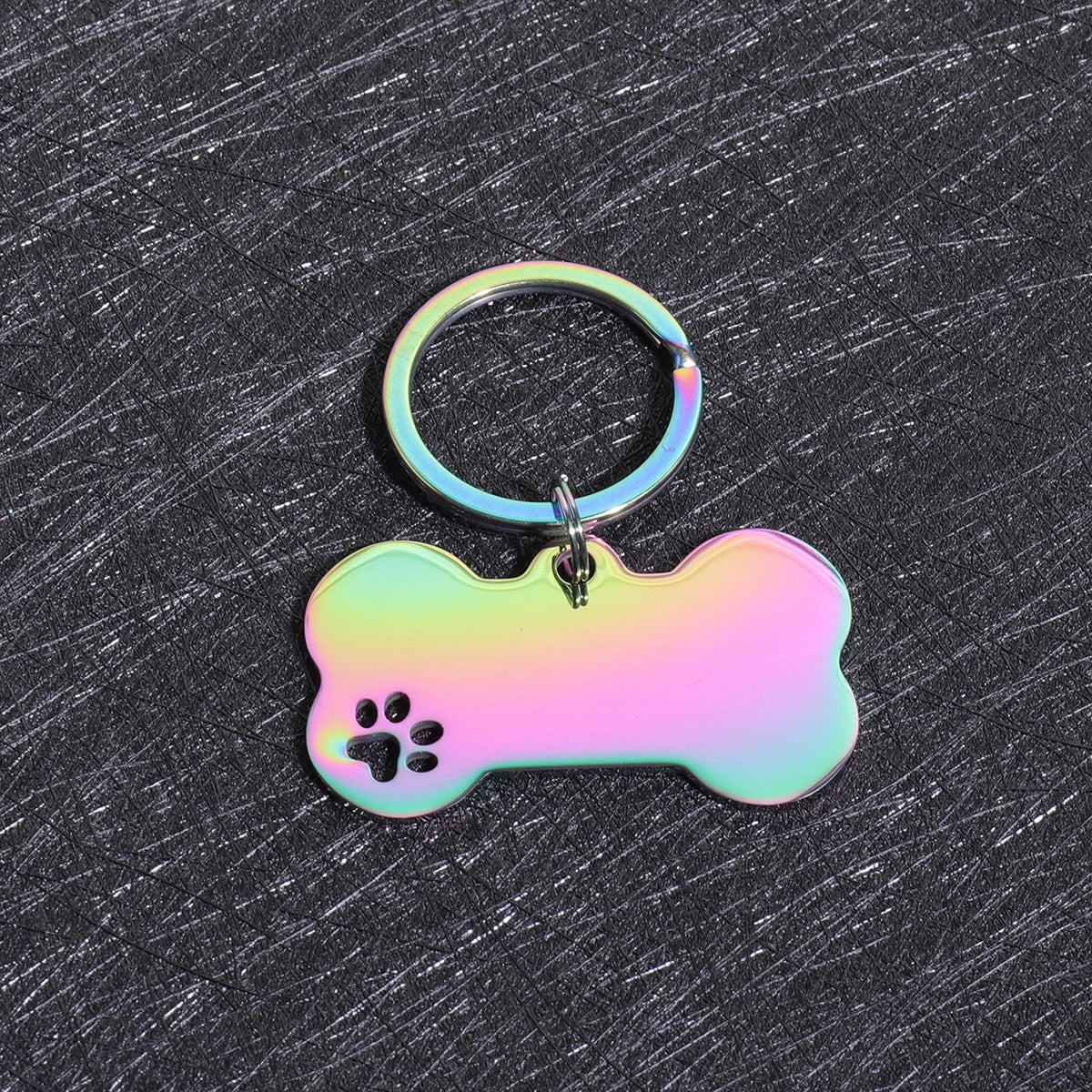 Custom Name Dog Tags Personalized Text Dog ID Tag Bone Shaped Stainless Steel Laser Engraving Anti-lost Customized Pets ID Tag