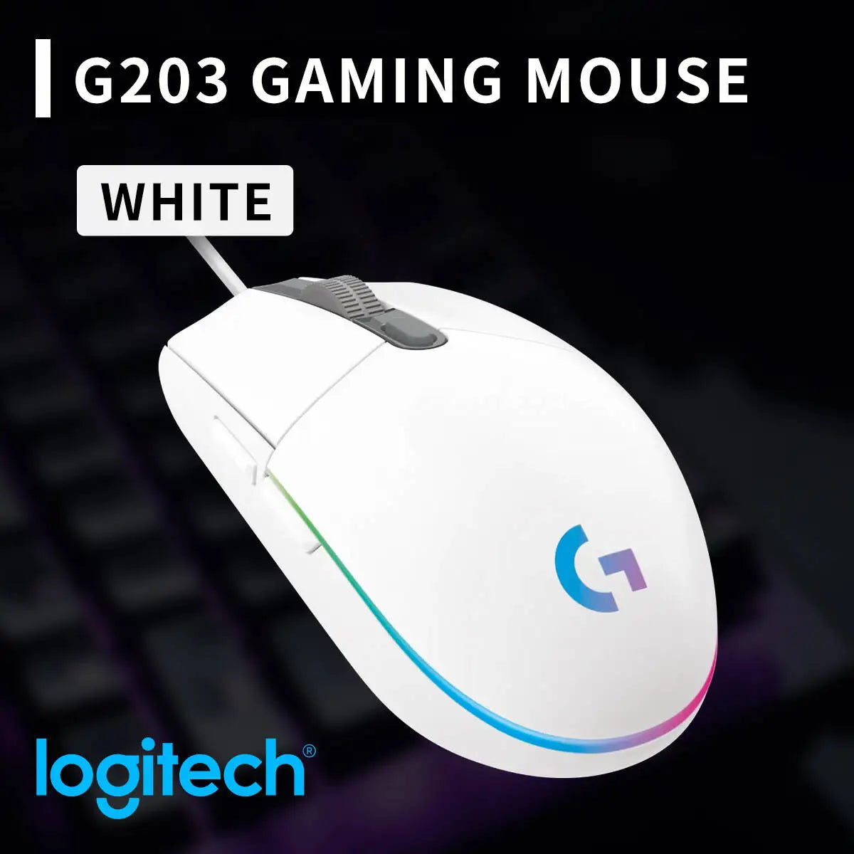 Logitech G402 Hyperion Fury, Wired Gaming Mouse with 4000 DPI, Perfect for FPS & RPG Games G102/G203/M100R