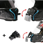 Motorcycle Helmet Chin Strap Mount for GoPro Hero 13 12 11 10 9 8 DJI Osmo Insta360 SJCAM SJ4000 AKASO Action Camera Accessories