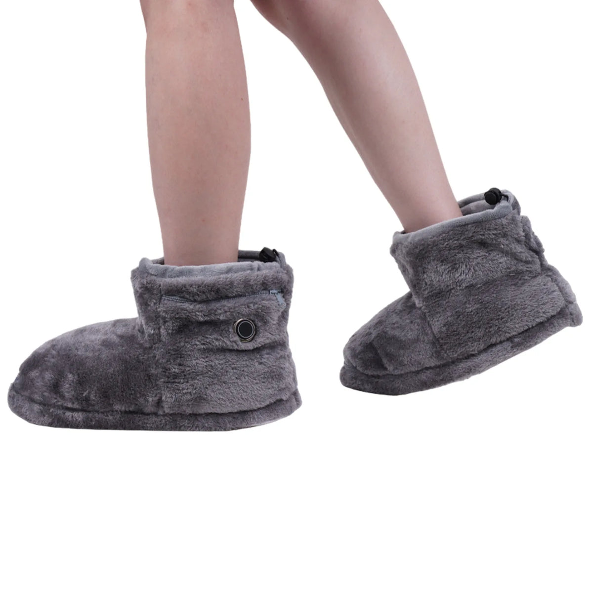 Heated Boots Heated Slippers Heating Pad Boots 1 Pair Thick Easy To Wear Fast Heating 5 Level Temperature for Office