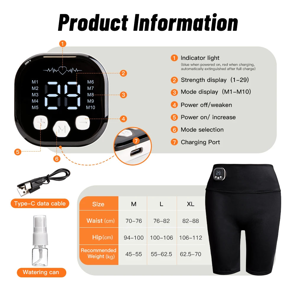Smart EMS Trainer Buttocks Shaping Fitness Buttocks Lifting Device Muscle Stimulator Hip Massager Tightening Butt Up Massager