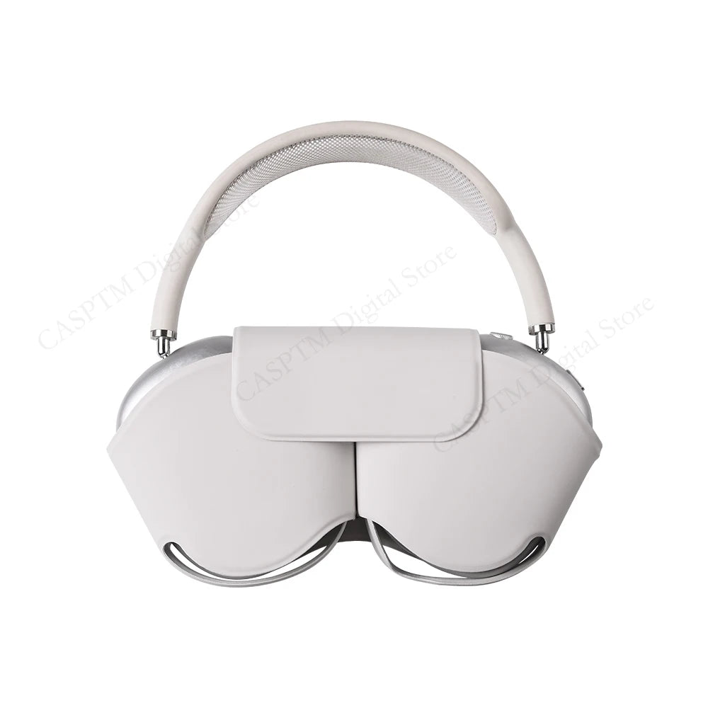 Luxury PU Headphones Cover For AirPods Max Case Anti-scratch Waterproof Protective Headset Cases For Apple AirPods Max Shell