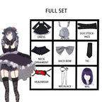 Anime My Dress Up Darling Marin Kitagawa Cosplay Costume Maid Cosplay Dress Halloween Kitagawa Marin Kuroe Shizuku Full Set