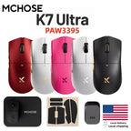 MCHOSE K7 Ultra Wireless Gaming Mouse PAW3950 Dual 8K Polling Rate Lightweight Magnetic Wireless Charging Dock Esports Office