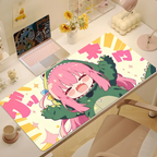 Anime B-Bocchi The Rock! Mouse Pad Large Cute Non-slip Lockedge Desktop Computer Desk Mat Keyboard MousePad Office Gamer Student