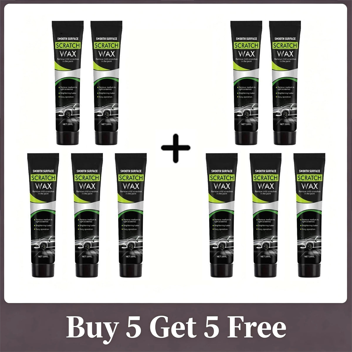 Magic Car Scratch Remover Paste No Professional Skill Needed Simply Wipe To Repair Car Paint Scratches All Color Universal
