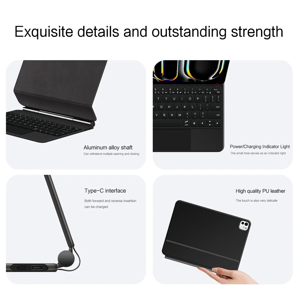 Magic Keyboard for iPad Pro 11 13 M5 Case for iPad Air 11 13 Inch M4 2026 M3 M2 Funda iPad 10th Gen 11th A16 Air 5 4 Smart Cover