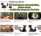 CYLIEX L25B Gun Mouse FPS Game Pistol Handle Grip Wired Gaming Mouse Peripherals Pc Custom Gamer Accessories Shooting Mice