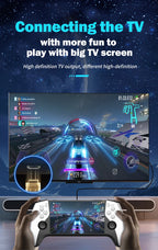 SF3500 Retro Handheld Video Game Console Linux System 5.0 Inch 854*480 IPS Screen 3000mAh Portable Pocket Video Player Games