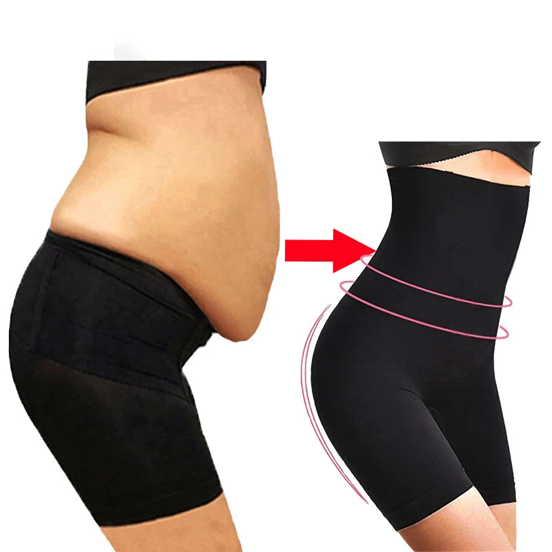 Women's Underwear High Waist Shaping Boyshort Panties Body Shaper Tummy Control Butt Lifting Slimming Shorts Workout Shapewear