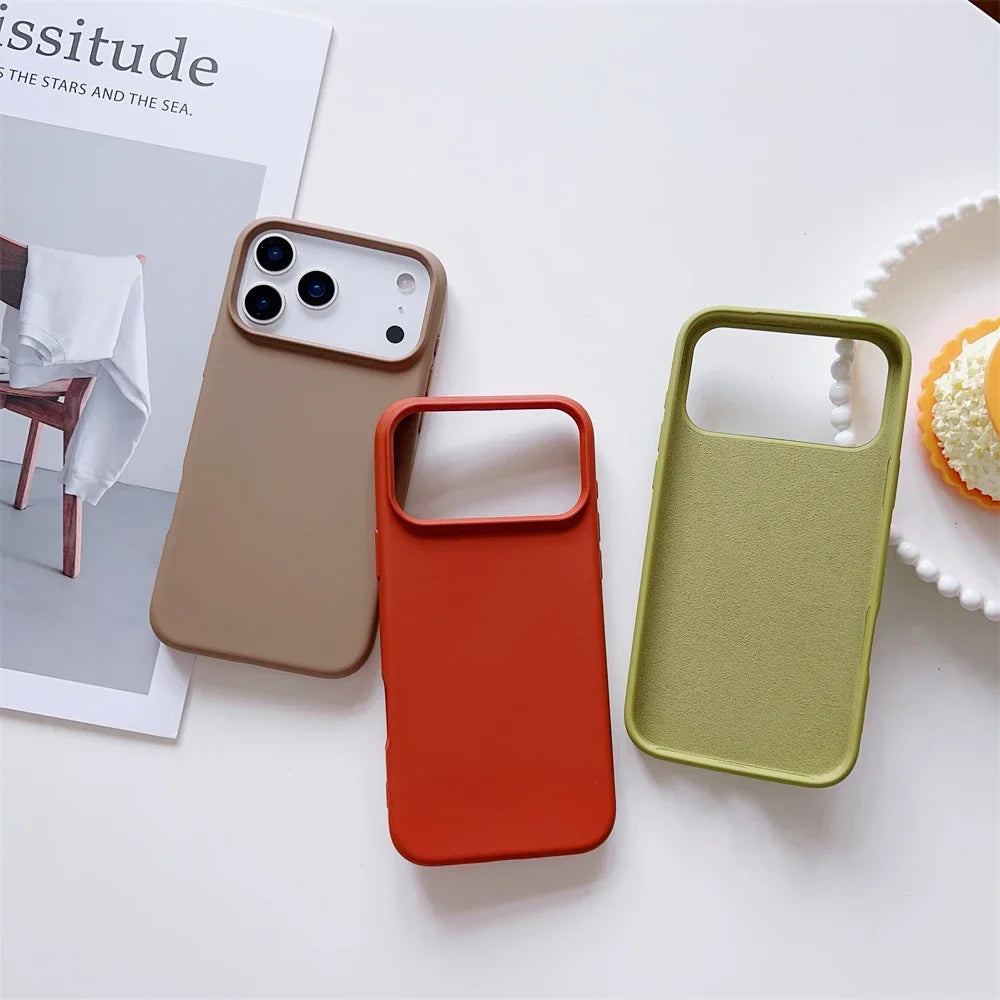 Original Official Silicone Case For iPhone 17ProMax 16 13 12 15 14 Pro Phone Cases For iPhone 16 13Pro 17 11 14 15 Pro Max Cover