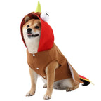 Halloween Dogs Turkey Costume Pets Thanksgiving Costume Winter Clothes Apparel Cosplay Dress Up for Small Medium Large Dogs