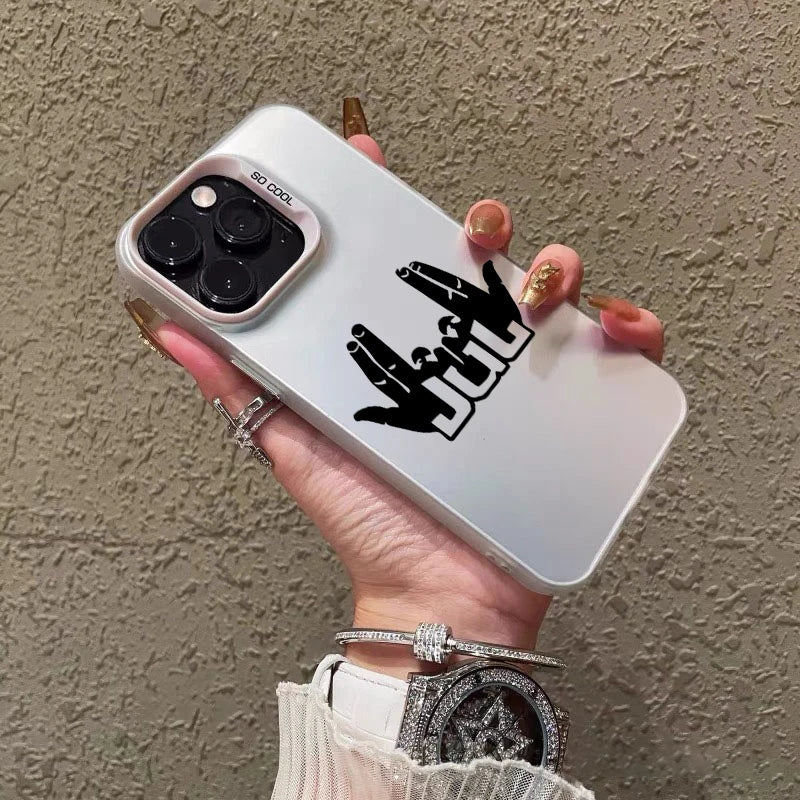Rapper JuL C'est Pas Des Lol Hard PC IMD Case for iPhone 18 17 16 15 14 13 12 11 Pro Max X XR Shockproof Plating Matte TPU Funda