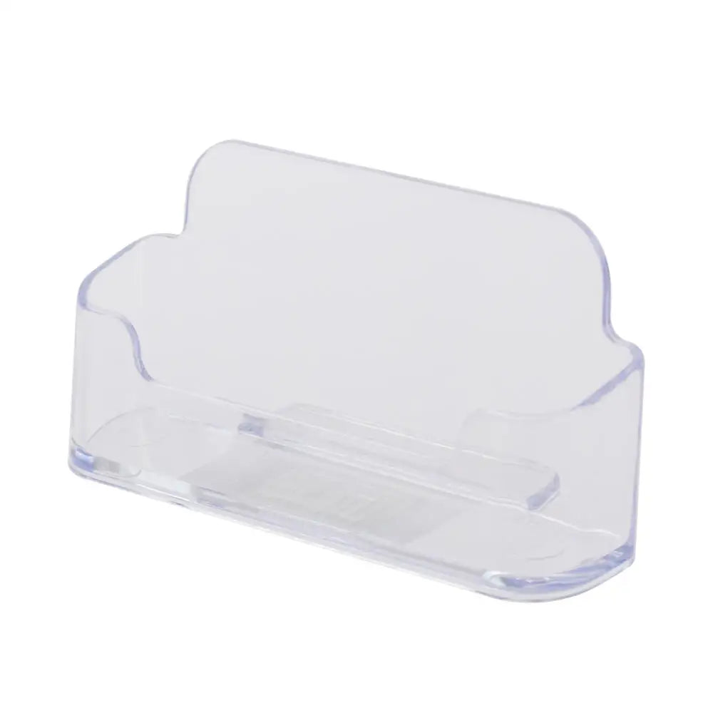 Black&Clear Acrylic Business Card Holder For Desk Plastic Business Cards Display Holders Stand Name Cards Organizer Card Shelf