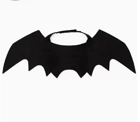 Halloween Cute Pet Clothes Black Bat Wings Harness Costume Cosplay Cat Dog Halloween Party for Pet Supplies