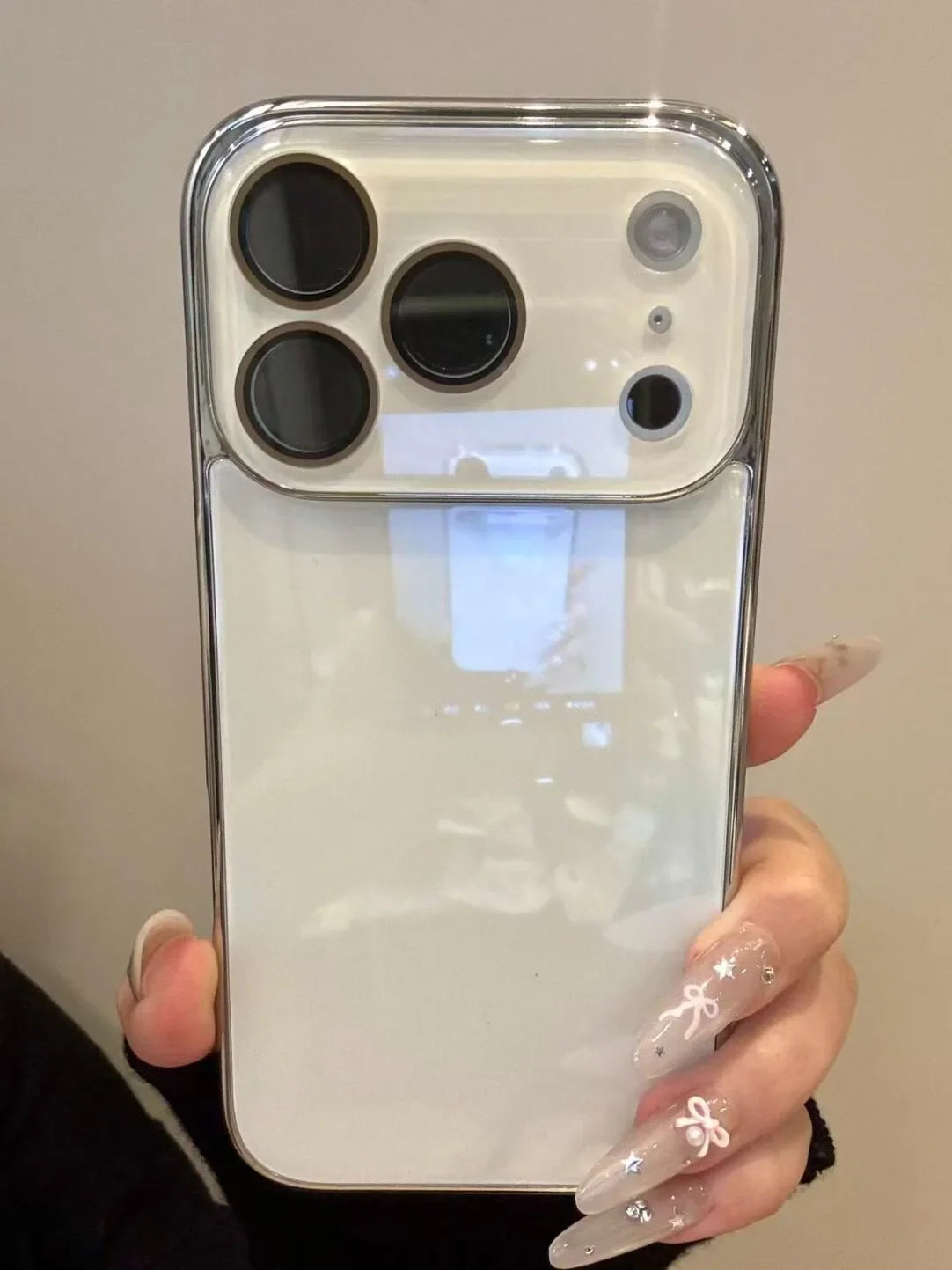 Luxury ice-Tempered Glass Camera Case For iPhone 18 17 16 15 14 13 12 11 Pro Max Plating Candy Armor Shockproof Glossy Cover