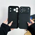 Original Liquid Silicone Magnetic Case for IPhone 17 Air 16 15 14 Plus 13 12 Pro Max for Magsafe Camera Protection Matte Cover