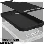 Original Liquid Silicone Case for iPhone 17 16 15 14 13 Pro Max 17Pro 16Pro Shockproof Soft Bumper Cases Cover Phone Accessories