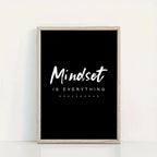 Modern Inspirational Words Canvas Art Prints Black White Interesting Motivational Wall Decor Poster for Home Office