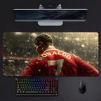 athlete legendary CR7 c-C-Cristiano R-RRonaldo Mouse Pad Mousepad Large Gaming LockEdge Thickened PC Table Desk Mat