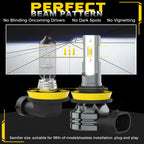 BMTxms 2Pcs 60W 12000LM Canbus H8 H11 9005 9006 Car LED Light Fog Light H9 HB3 HB4 9145 H10 LED Fog Lamp 6500K 3000K 12V Diode