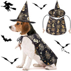 Funny Pumpkin Pet Halloween Costumes Cape Adjustable Soft Halloween Dog Cloak Hat Bat Black Cats Cosplay Clothes Cats