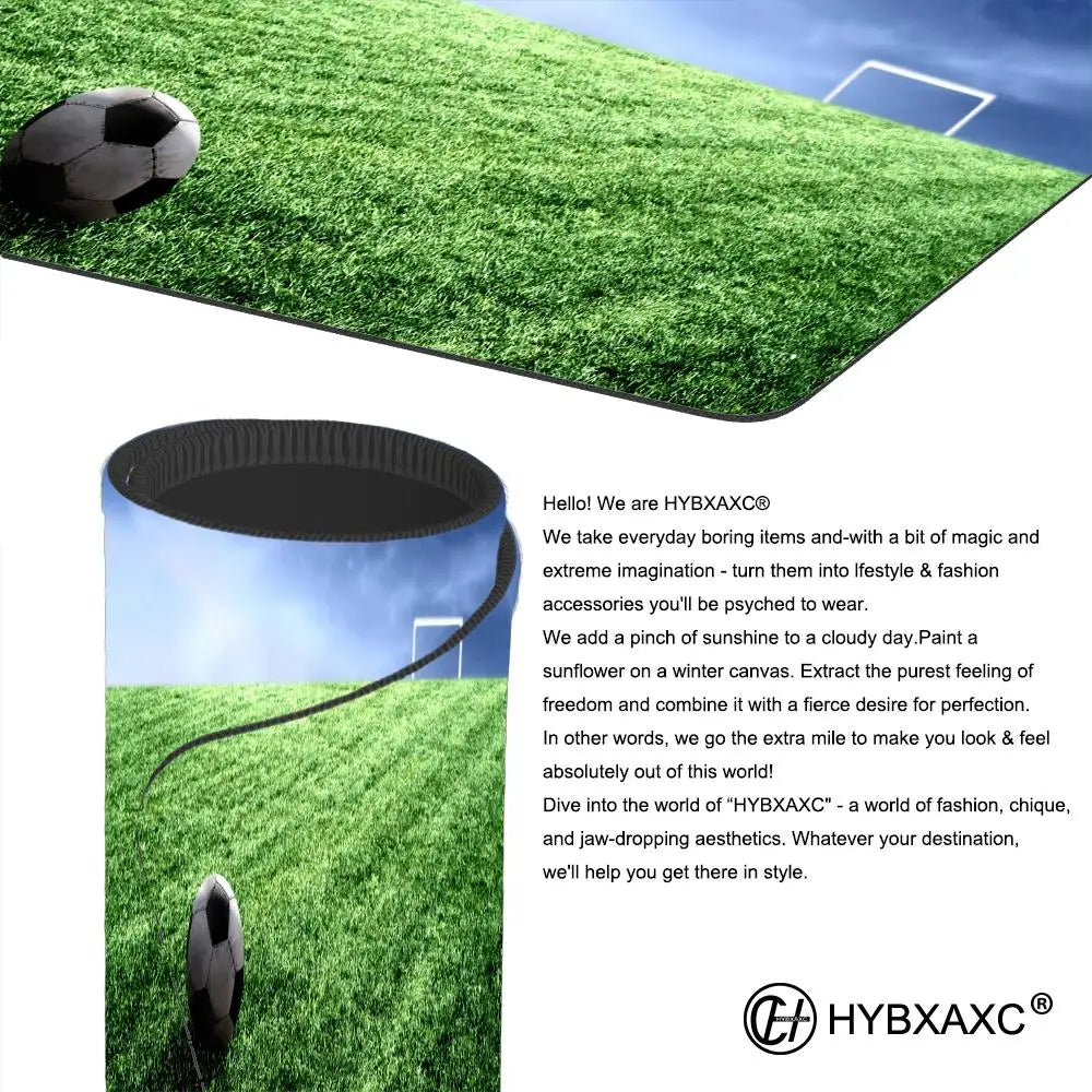 Soccer Football Large Gaming Mouse Pad HYBXAXC Mousepad Gamer Laptop Mouse Mat Office Mausepad XXL Carpet Keyboard Mat Desk Pad