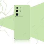Original Mobile Phone Cover for Samsung Galaxy S20 FE Plus Ultra SamsungS20Ultra S20Plus 5G Soft Square Liquid Silicone Case Bag