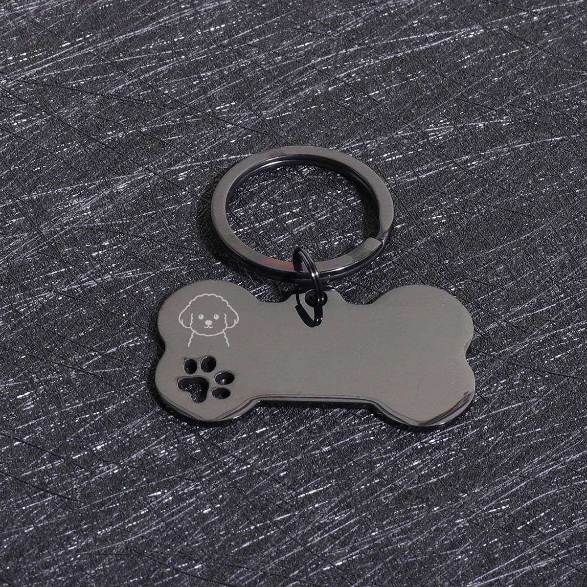 Custom Name Dog Tags Personalized Text Dog ID Tag Bone Shaped Stainless Steel Laser Engraving Anti-lost Customized Pets ID Tag