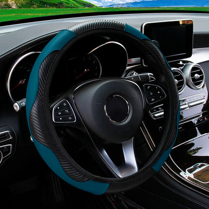 Carbon Fiber Steering Wheel Cover – 14.5–15"
