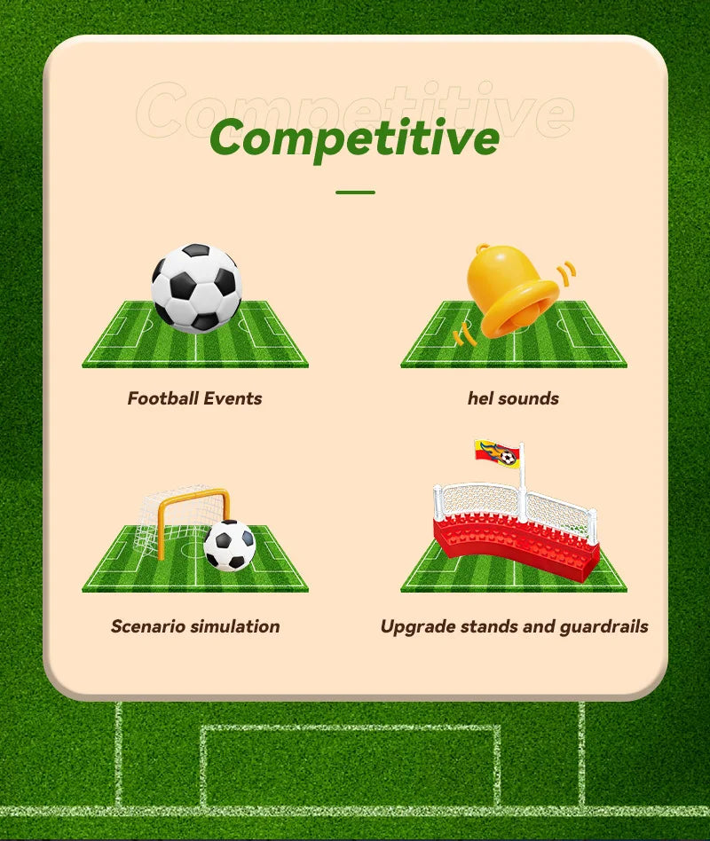 Tabletop Soccer Board Games Toy Outdoor Indoor Portable Multigame Tabletop Desktop Football Machine Competive Toys for Boys